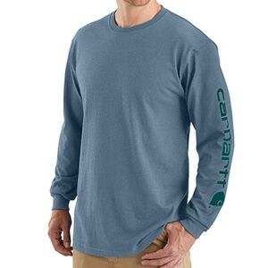Carhartt Loose Fit Heavyweight Logo Long Sleeve Tee XL